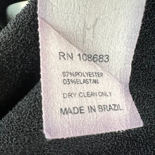 Load image into Gallery viewer, Vintage Black Statment Boat Neck Top Size Medium