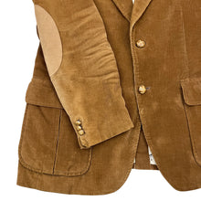 Load image into Gallery viewer, VTG Brown Corduroy Sport Coat with Elbow Patch Size 42L