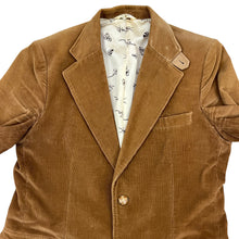 Load image into Gallery viewer, VTG Brown Corduroy Sport Coat with Elbow Patch Size 42L