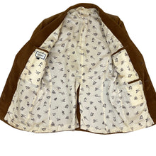 Load image into Gallery viewer, VTG Brown Corduroy Sport Coat with Elbow Patch Size 42L