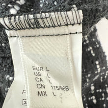 Load image into Gallery viewer, Black Tweed Plaid Shift Dress Size Large