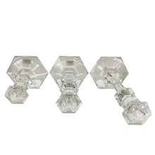 Load image into Gallery viewer, Vintage Austria Lead Crystal Candlestick Trio Set