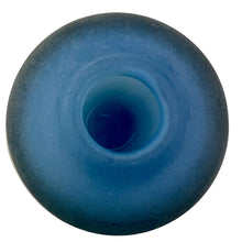Load image into Gallery viewer, J. Byron Round Blue Art Glass Vase