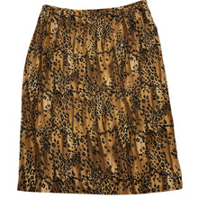 Load image into Gallery viewer, VTG 90s Animal Print Skirt Size M/L
