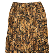 Load image into Gallery viewer, VTG 90s Animal Print Skirt Size M/L