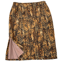 Load image into Gallery viewer, VTG 90s Animal Print Skirt Size M/L