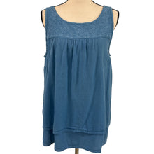 Load image into Gallery viewer, VTG Guatemala Hand Crafted 100% Cotton Embroidered Peasant Tank Size Medium