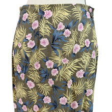 Load image into Gallery viewer, 90s Long Floral Rayon Faux Wrap Skirt Small
