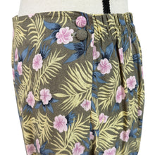 Load image into Gallery viewer, 90s Long Floral Rayon Faux Wrap Skirt Small