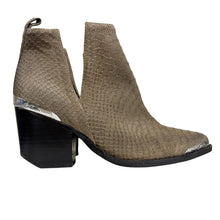 Load image into Gallery viewer, Jeffrey Campbell Western Metal Toe Ankle Boots Size 6.5