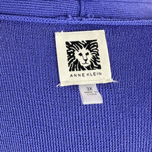 Load image into Gallery viewer, Anne Klein Purple Jersey Knit Duster Size 3XL