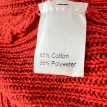 Load image into Gallery viewer, Orange Ruffle Bell Sleeve Knit Cardigan Size S/M