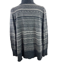 Load image into Gallery viewer, Gray Wool Blend Open Front Knit Cardigan Size Small