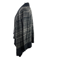 Load image into Gallery viewer, Gray Wool Blend Open Front Knit Cardigan Size Small