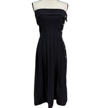 Load image into Gallery viewer, Morton Myles for The Warrens Black Strapless Cocktail Dress Size XS-Small