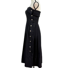 Load image into Gallery viewer, Morton Myles for The Warrens Black Strapless Cocktail Dress Size XS-Small