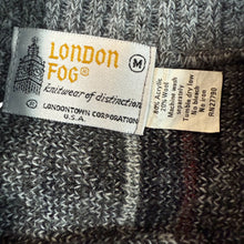 Load image into Gallery viewer, 80s Wool Blend Pullover Chevron Knit Sweater Size Medium