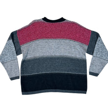 Load image into Gallery viewer, 90s Color Block Knit Sweater Size