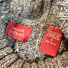 Load image into Gallery viewer, 90s 100% Cotton Cable Knit Turtleneck Sweater Size Small