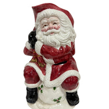 Load image into Gallery viewer, Vintage Fitz and Floyd Santa Pitcher 2 QT