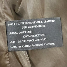 Load image into Gallery viewer, Via Spiga Brown Moto Jacket Size Medium