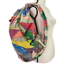 Load image into Gallery viewer, 2010s Johnny Was Patchwork Velvet Shoulder Sling