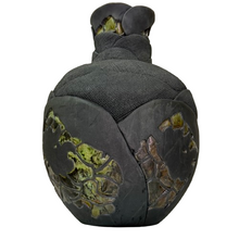 Load image into Gallery viewer, Black Raku Pottery Vase Signed