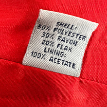 Load image into Gallery viewer, Vintage 80s Boxy Red Blazer & Top Set Size 4