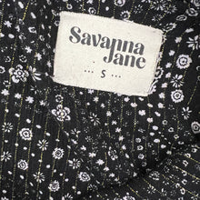 Load image into Gallery viewer, Savanna Jane Embroidered Floral Boho Peasant Top Size S