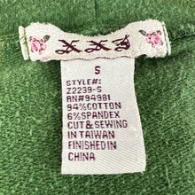 Load image into Gallery viewer, Y2K Green Tie Dye Hoodie Size Small