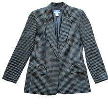 Load image into Gallery viewer, Vintage 90s Pendleton Black Checkered Blazer Size 4
