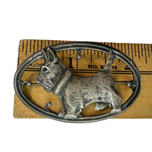 Load image into Gallery viewer, Vintage 1930s 925 Sterling Silver Scottie Dog Brooch Pin