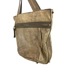 Load image into Gallery viewer, J Crew Corsa Taupe Leather Tote Bag 1.5" LxH W x 5" D