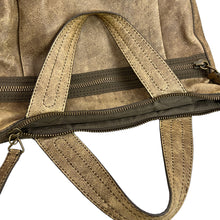 Load image into Gallery viewer, J Crew Distressed Taupe Leather Tote Bag