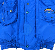 Load image into Gallery viewer, VTG Stratojac Color block 100% Cotton Goose Down Ski Jacket Medium