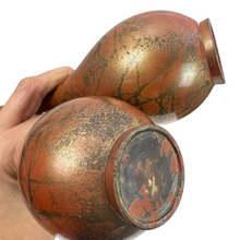 Load image into Gallery viewer, Antique Japanese Bud Vase Set of Two