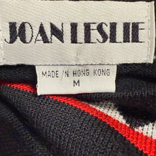 Load image into Gallery viewer, 80s Black Geometric Knit Pullover Sweater Size Medium