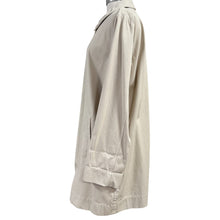 Load image into Gallery viewer, Green Eileen by Eileen Fisher Minimalist Organic Cotton Car Coat Size Large
