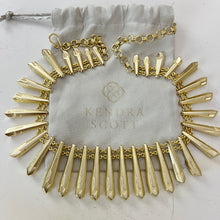 Load image into Gallery viewer, Kendra Scott Jill Fringe Necklace In Gold Tone 20"