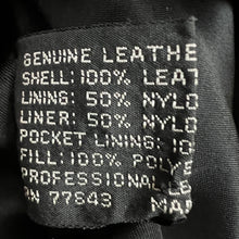 Load image into Gallery viewer, Vintage Leather Jacket Couture By J. Park Body Fit Size 42"