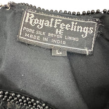 Load image into Gallery viewer, Vintage 80s 100% Silk Sequin Roses Top Size Large