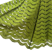 Load image into Gallery viewer, DKNY Silk Lined Olive Green Lace Midi Skirt Size 10