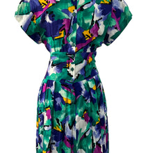 Load image into Gallery viewer, Vintage 80s R.E.O. Dress Secretary Geek Chic Size 8