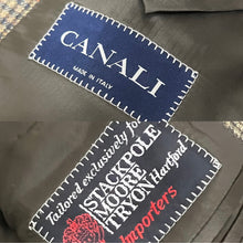 Load image into Gallery viewer, Canali Pure Wool Puppytooth Sport Coat 42R Made in Italy