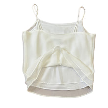 Load image into Gallery viewer, 90s Joseph Ribkoff White Spaghetti Strap Tank Top Size Small