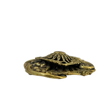 Load image into Gallery viewer, Victorian Floral Medallion Disk Link Necklace and Coat Clip Set