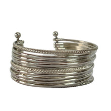 Load image into Gallery viewer, Vintage 925 Silver Bangles Bracelet. 48 grams.