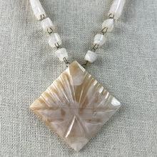 Load image into Gallery viewer, Vintage Lace Agate Necklace 25.5"