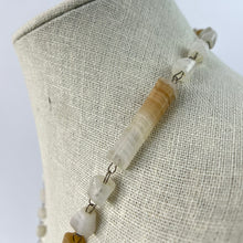 Load image into Gallery viewer, Vintage Lace Agate Necklace 25.5"