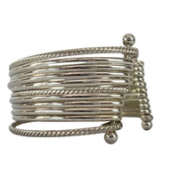 Load image into Gallery viewer, Vintage 925 Silver Bangles Bracelet